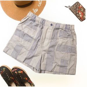 LOFT Striped Shorts